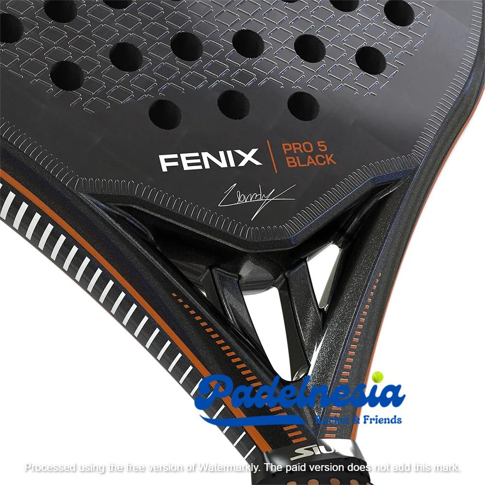 SIUX FENIX PRO 5 BLACK - Padel Racket 2025 - Leo Augsburger racket