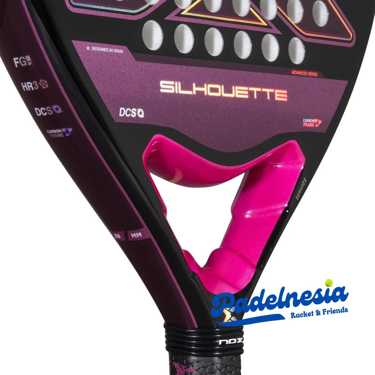Nox Silhouette - Pink - 2025 Padel Racket - Raket Beginner