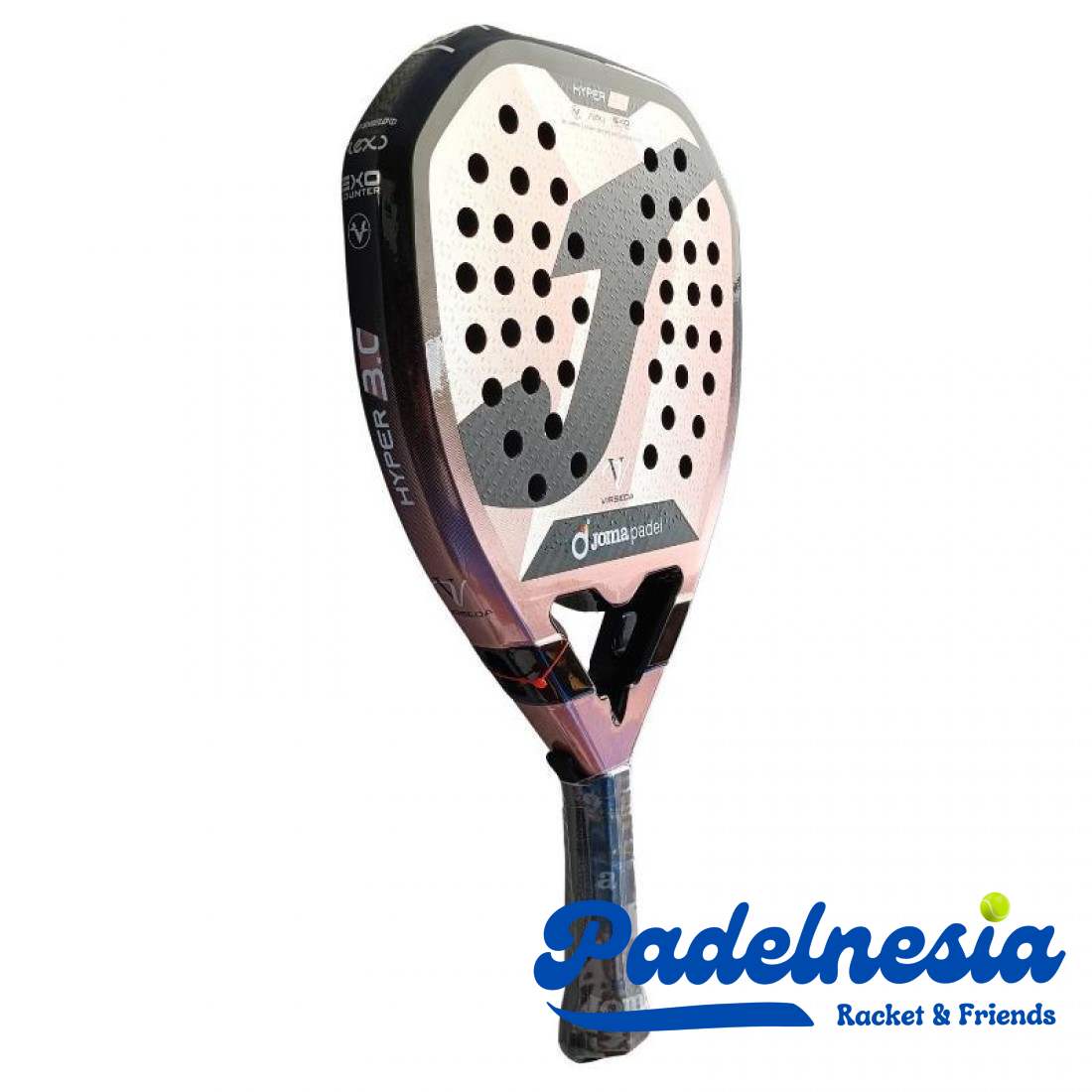 Joma Hyper 3.0 Vero Virseda Pink Padel Racket - Limited Edition