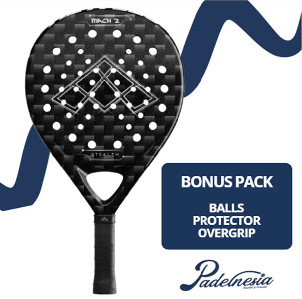 STEALTH PADEL MACH 2 16K T1000 carbon fiber - Padel Racket
