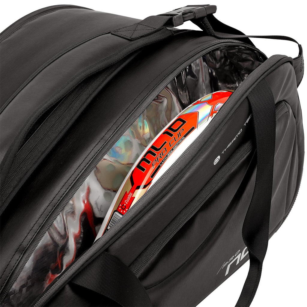 Nox Pro Series Black Padel Racket Bag - Tas raket padel