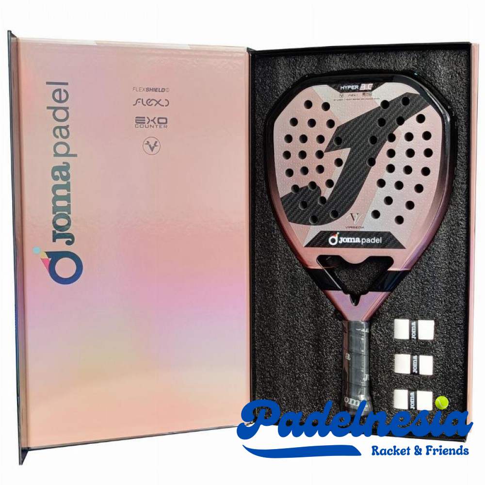 Joma Hyper 3.0 Vero Virseda Pink Padel Racket - Limited Edition