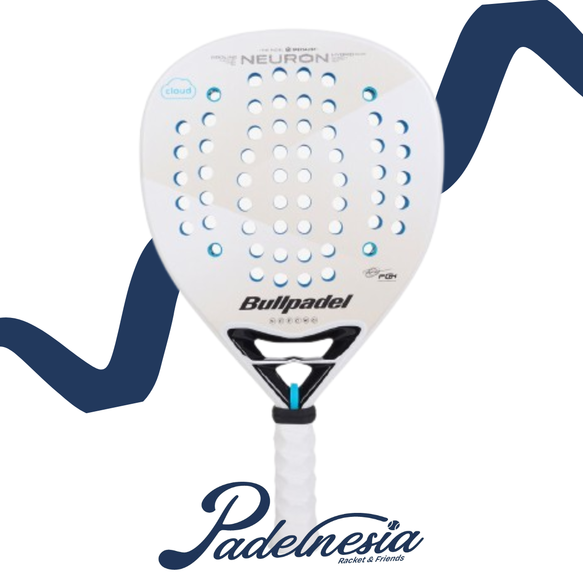 BULLPADEL NEURON CLOUD 25 - Padel Racket ringan - anti tennis elbow