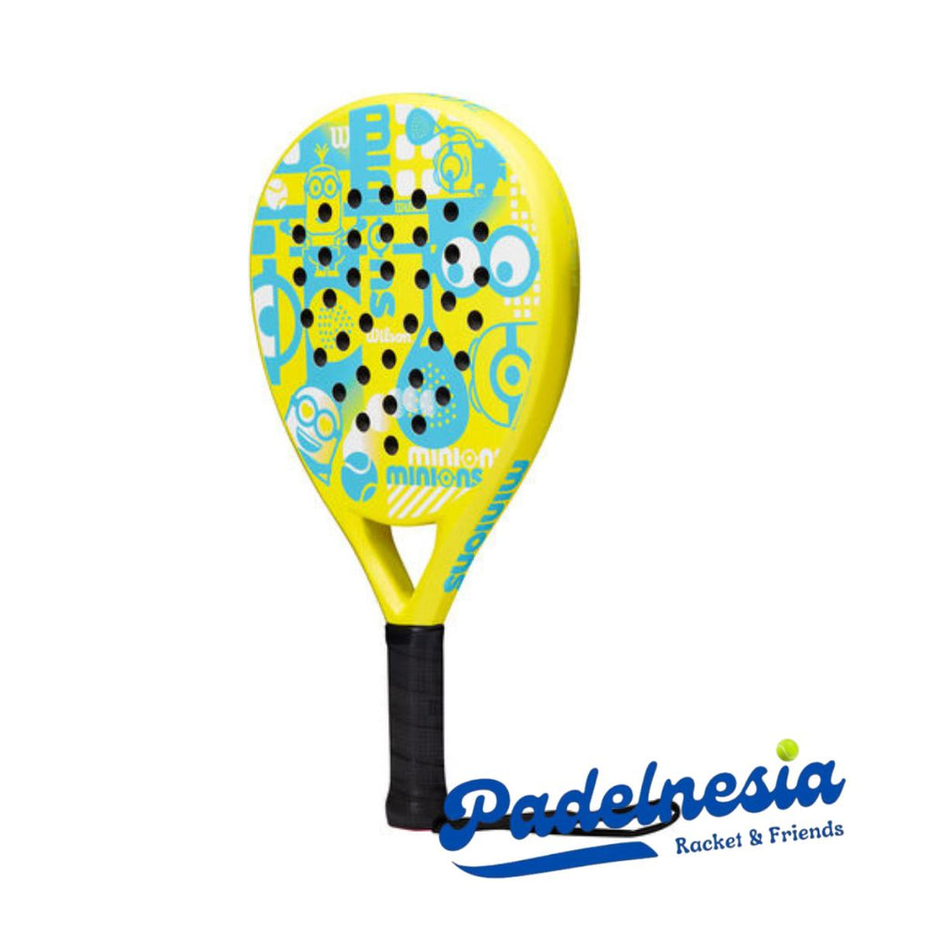 Raket Padel anak - Kids padel racket - Wilson Blade Minions Jr. Padel Face