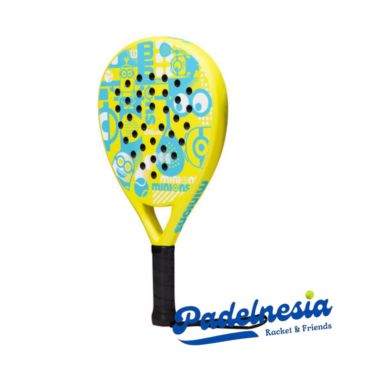 Raket Padel anak - Kids padel racket - Wilson Blade Minions Jr. Padel Face