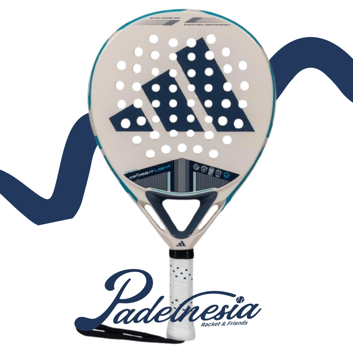 Cross It Team Light Padel Racket - Raket Beginner - intermediet