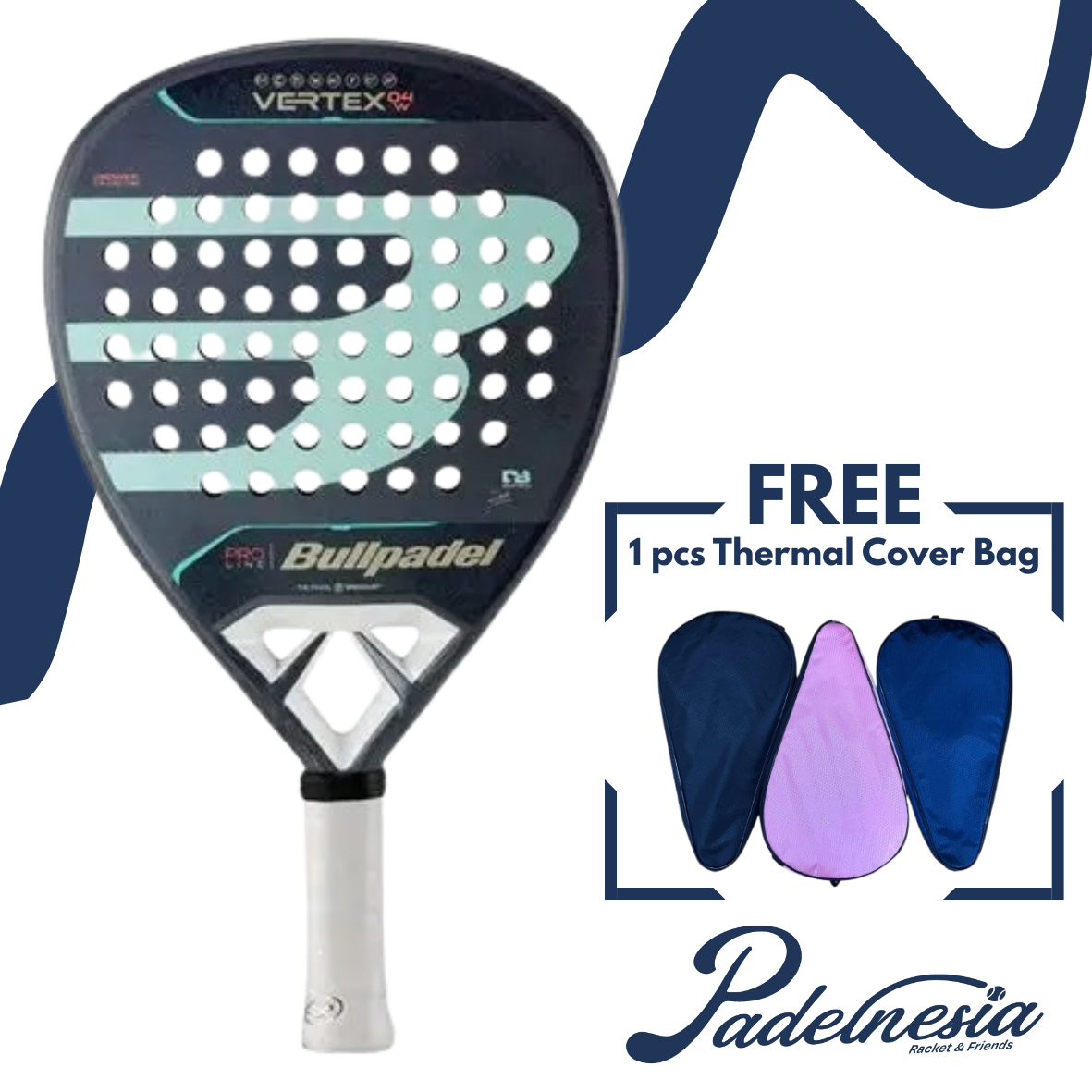 Raket Padel Bullpadel Vertex 04 Wanita 2024 Delfi Brea