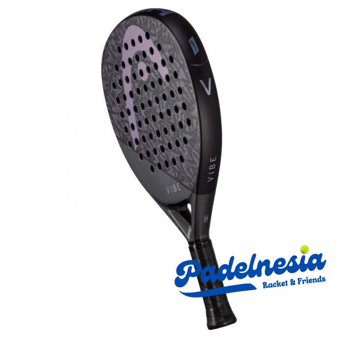 Head Vibe 2025 - Black/purple - Beginner-Intermediate - Padel Racket
