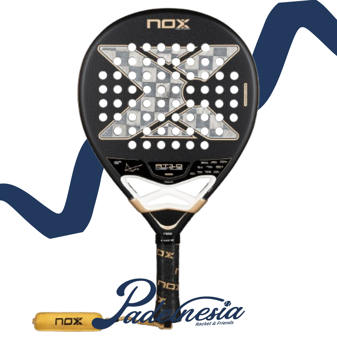 NOX AT10 Genius 18K Alum 2026 - Raket Padel
