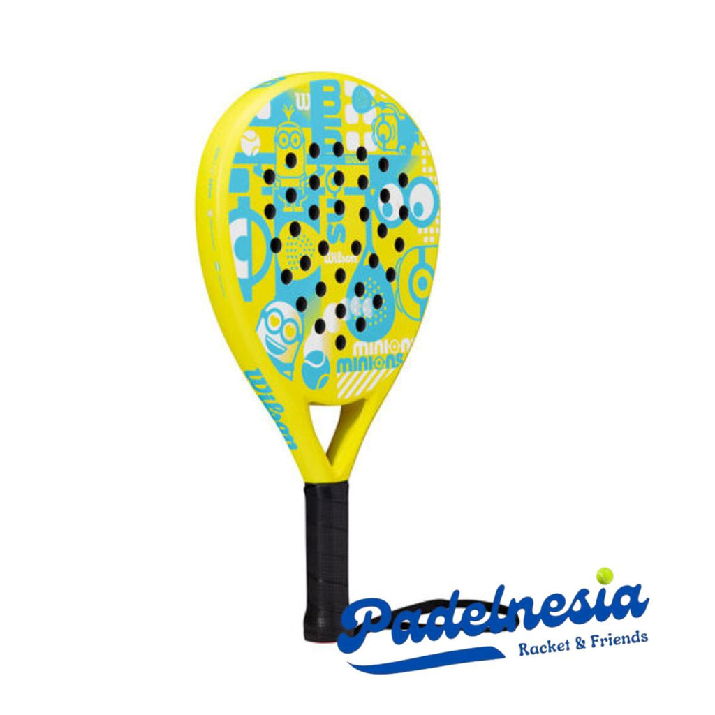 Raket Padel anak - Kids padel racket - Wilson Blade Minions Jr. Padel Face