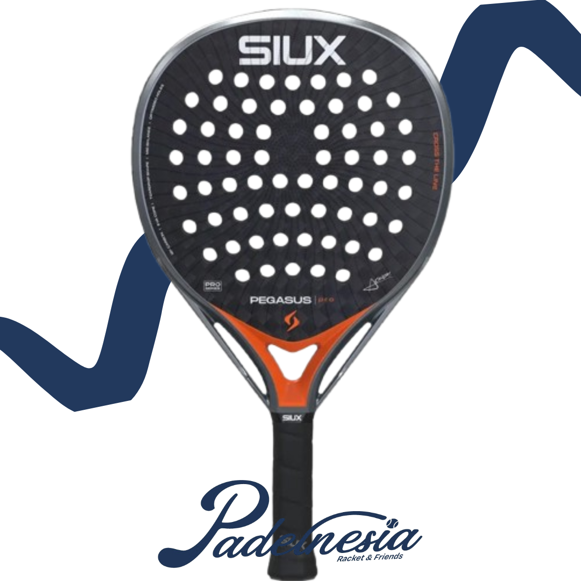 Siux Pegasus Pro 2026 Lava Orange - Padel Racket