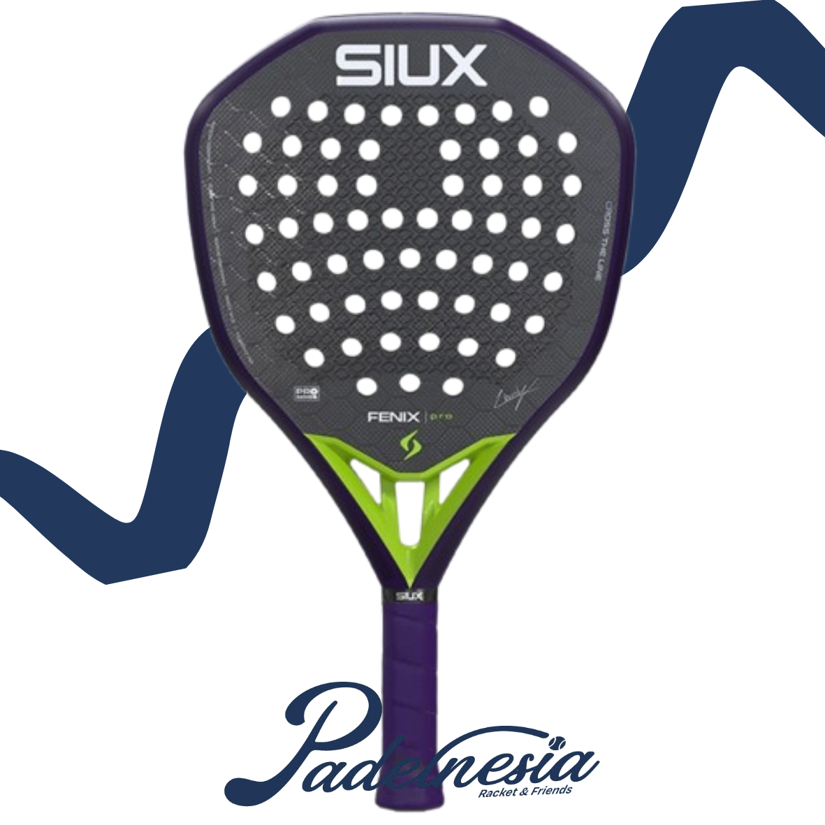 Siux Fenix Pro 6 Glow Purple 2026 - Padel Racket