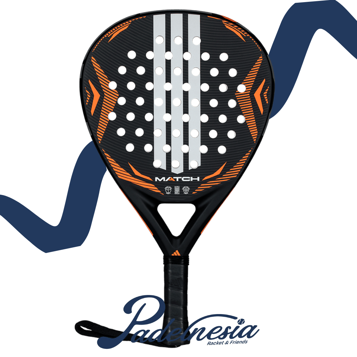 Adidas Match Black 2026 - Raket Padel Beginner
