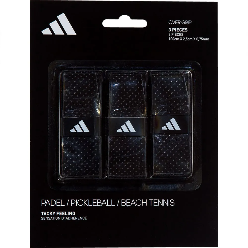 Padel Racket Overgrip 3 pcs - Black