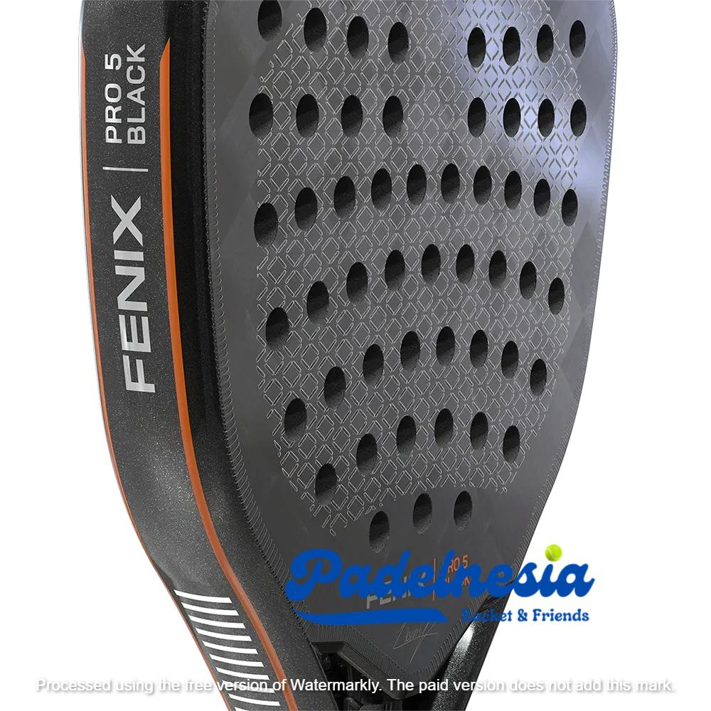 SIUX FENIX PRO 5 BLACK - Padel Racket 2025 - Leo Augsburger racket