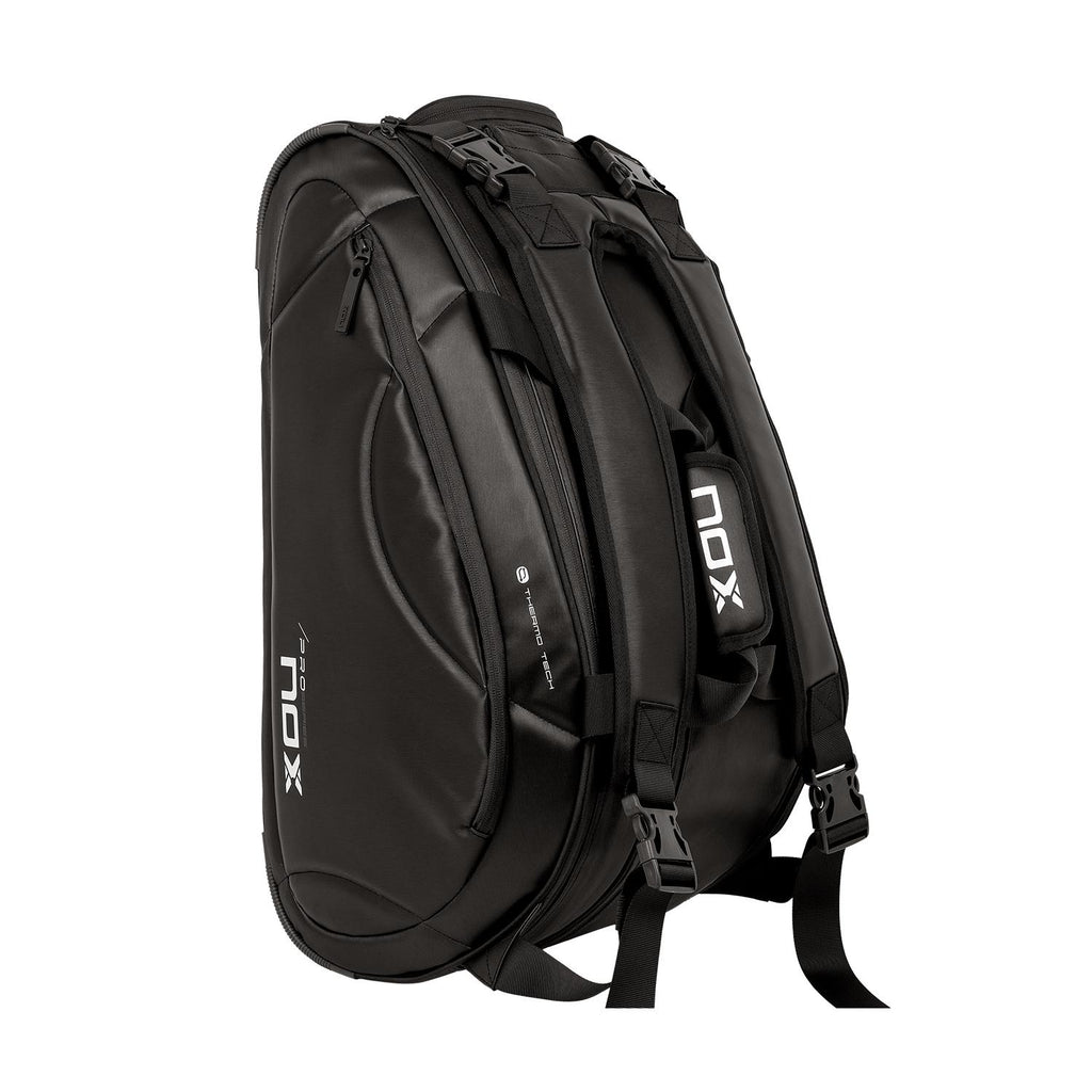 Nox Pro Series Black Padel Racket Bag - Tas raket padel