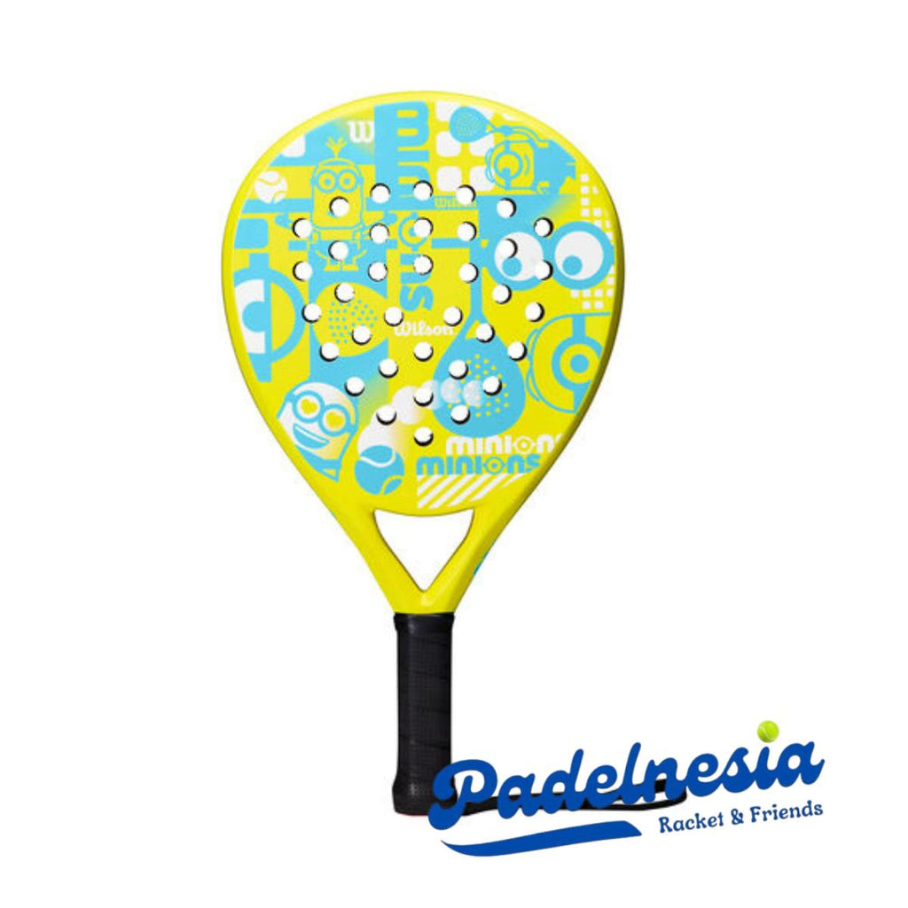 Raket Padel anak - Kids padel racket - Wilson Blade Minions Jr. Padel Face