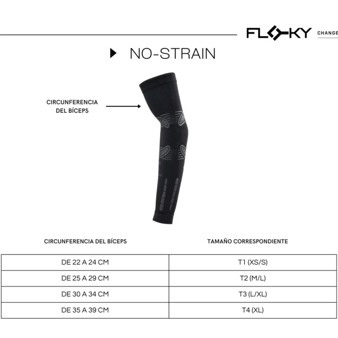 Lengan Pelindung FLOKY - Hitam