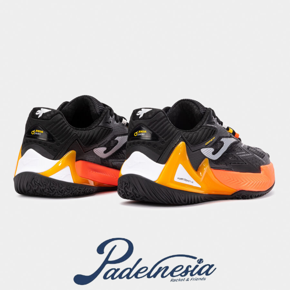 Joma Padel Shoes Open Men Black - Sepatu Padel