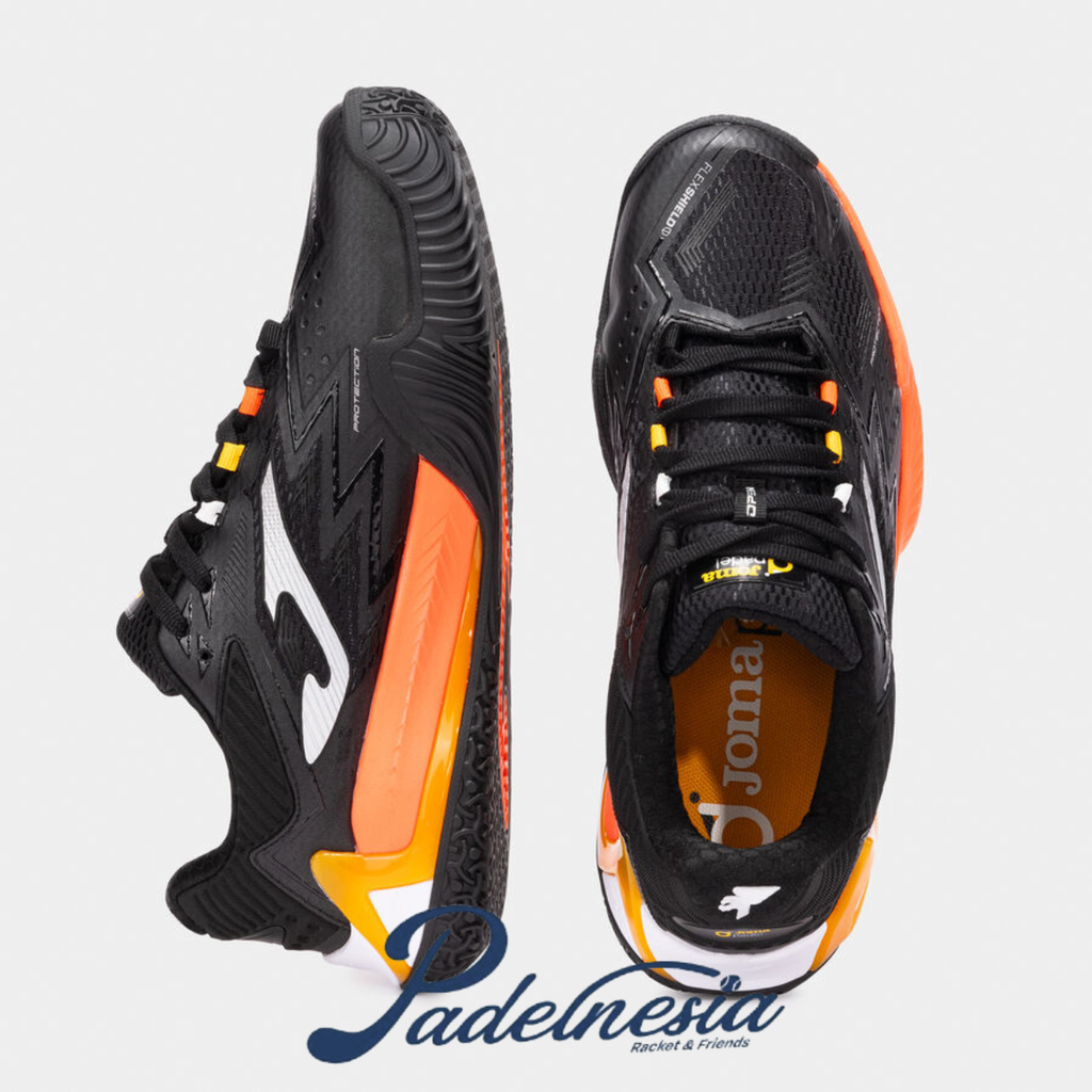 Joma Padel Shoes Open Men Black - Sepatu Padel