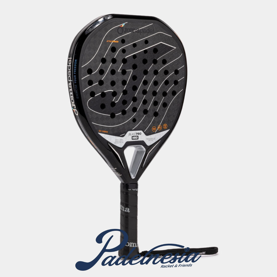 Joma Blast Pro HRD Black Grey 2026 - Padel Racket
