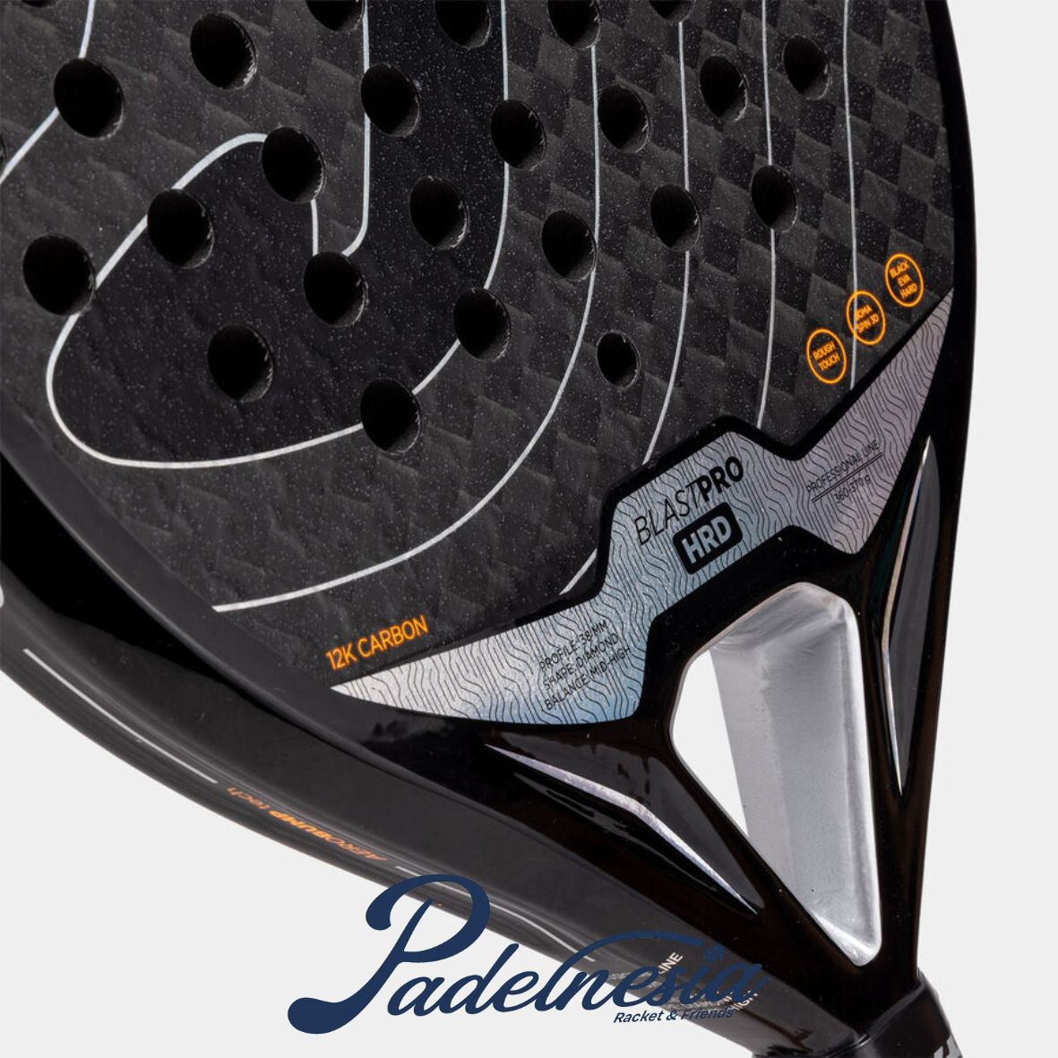 Joma Blast Pro HRD Black Grey 2026 - Padel Racket