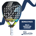 Joma Hyper Pro Soft Black Grey Green 12K Carbon - Padel Racket