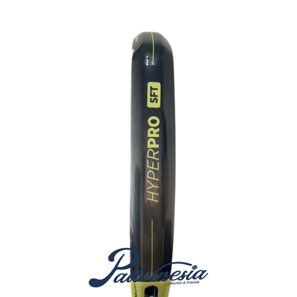 Joma Hyper Pro Soft Black Grey Green 12K Carbon - Padel Racket