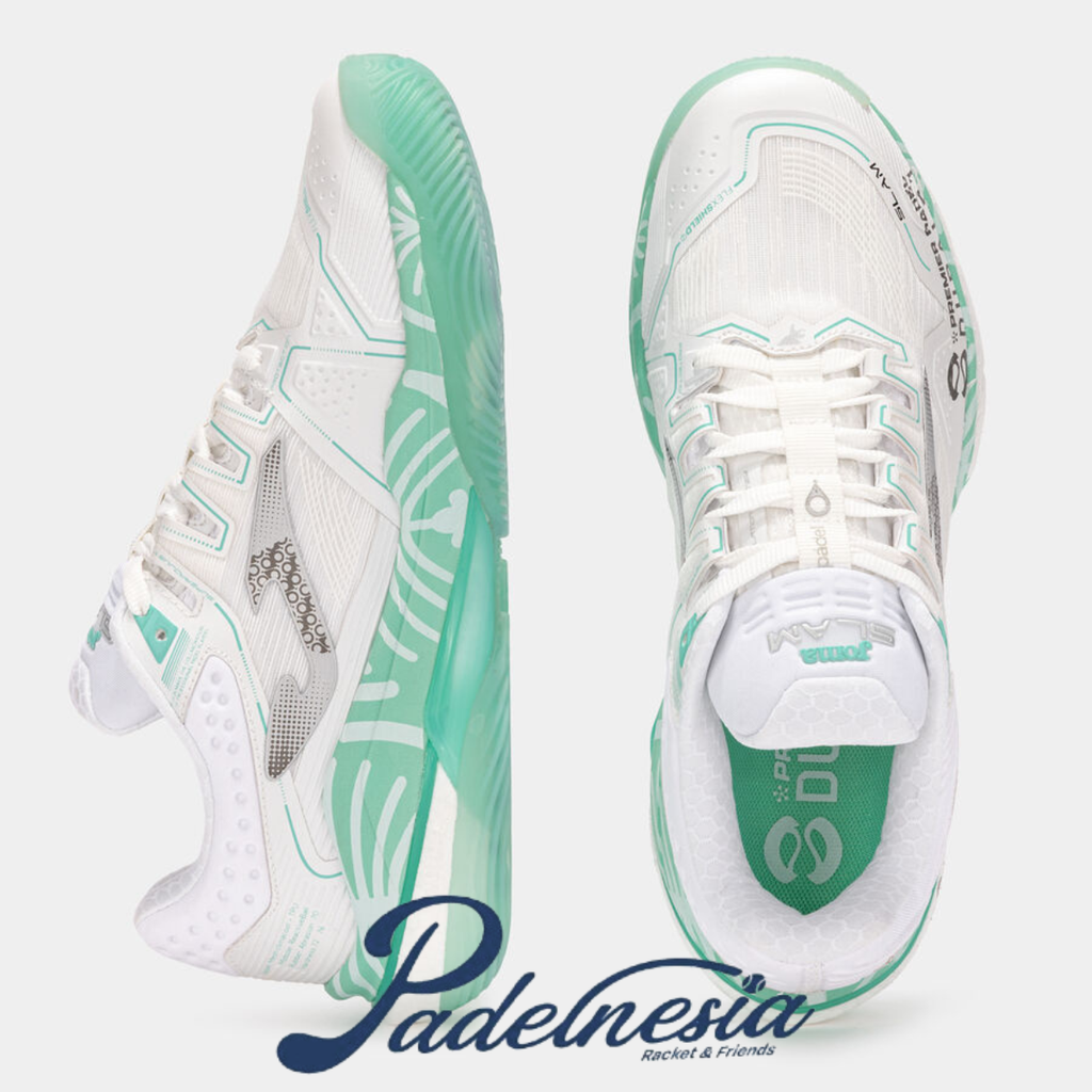 Joma Padel Shoes Slam Men Dubai Premier P1 White - Sepatu Padel