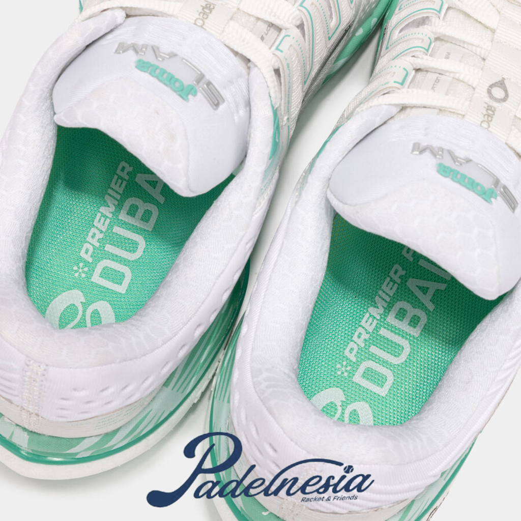 Joma Padel Shoes Slam Men Dubai Premier P1 White - Sepatu Padel