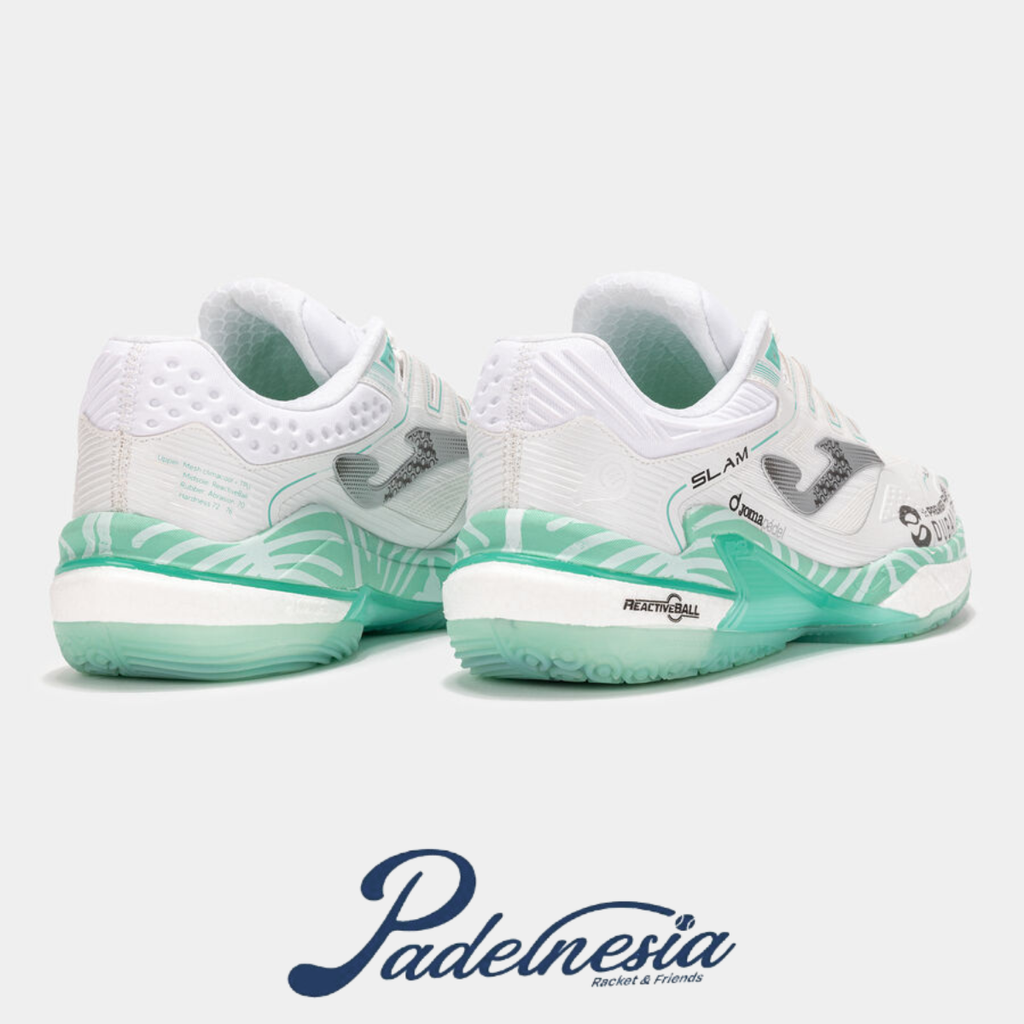 Joma Padel Shoes Slam Men Dubai Premier P1 White - Sepatu Padel
