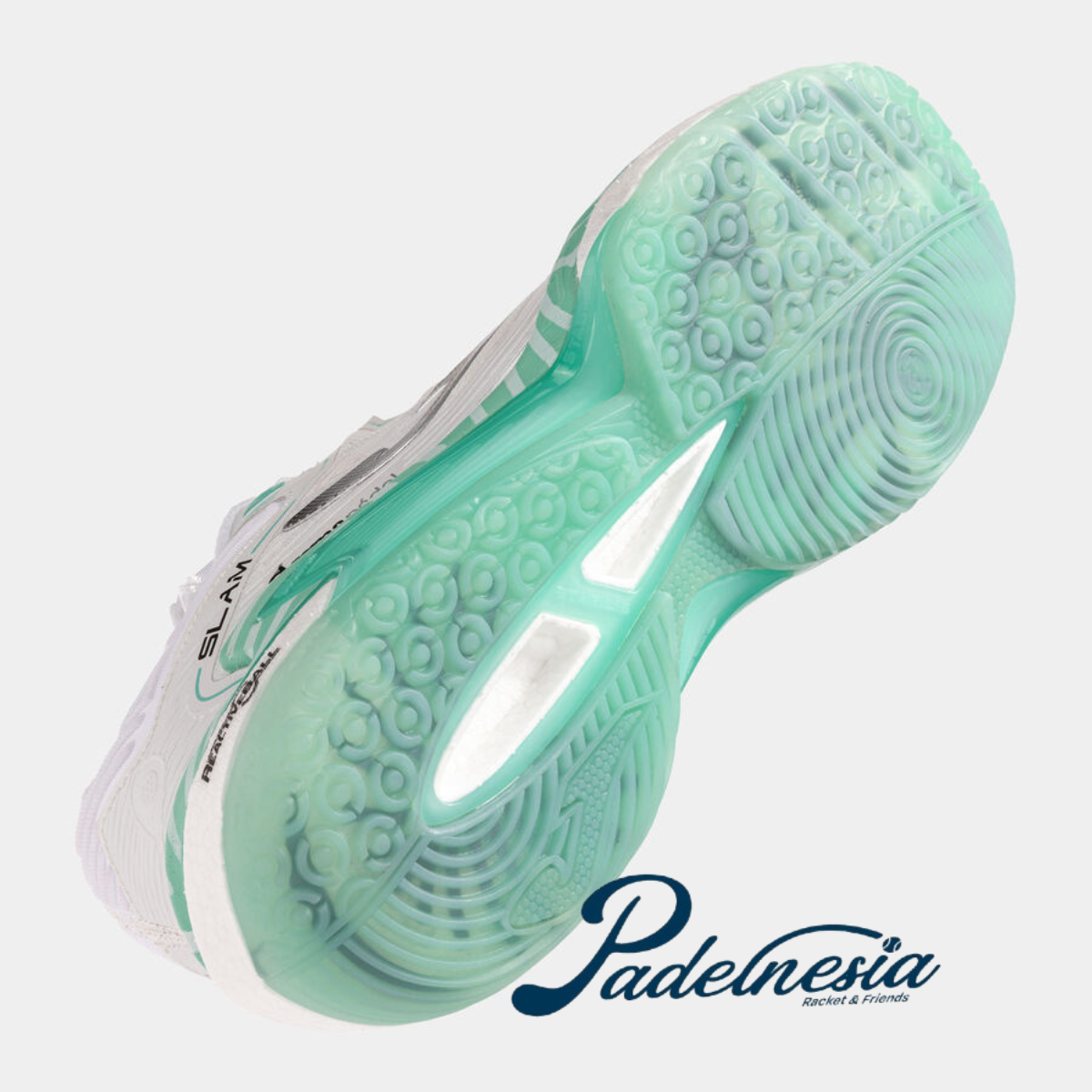 Joma Padel Shoes Slam Men Dubai Premier P1 White - Sepatu Padel