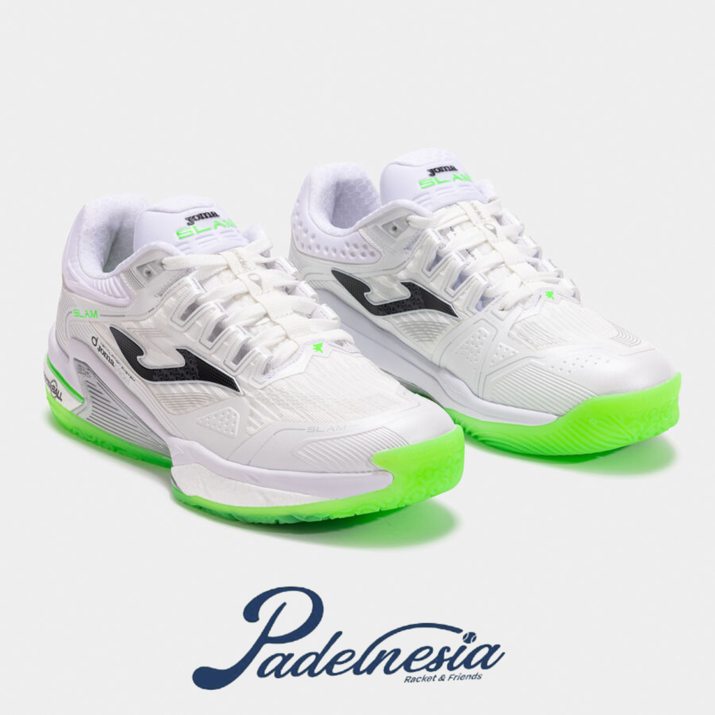 Joma Padel Shoes Slam Men White - Sepatu Padel