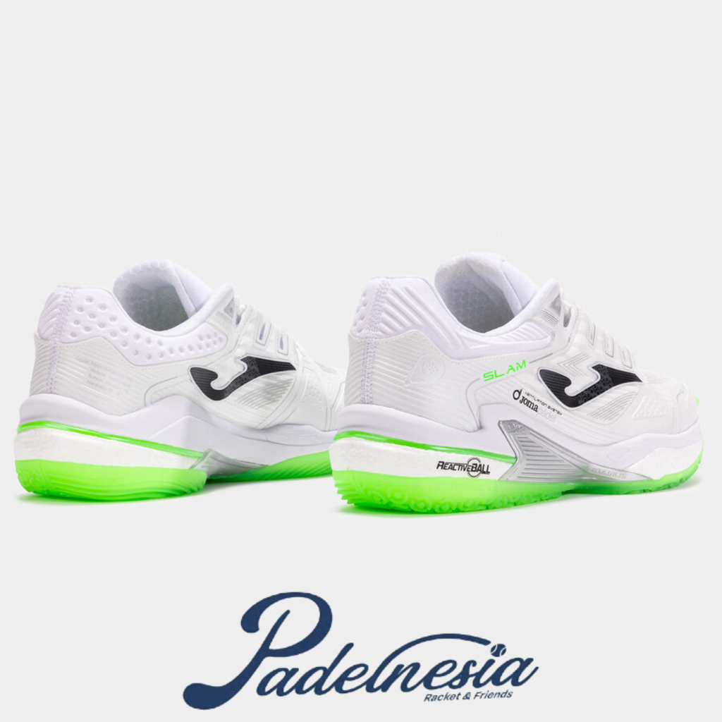 Joma Padel Shoes Slam Men White - Sepatu Padel