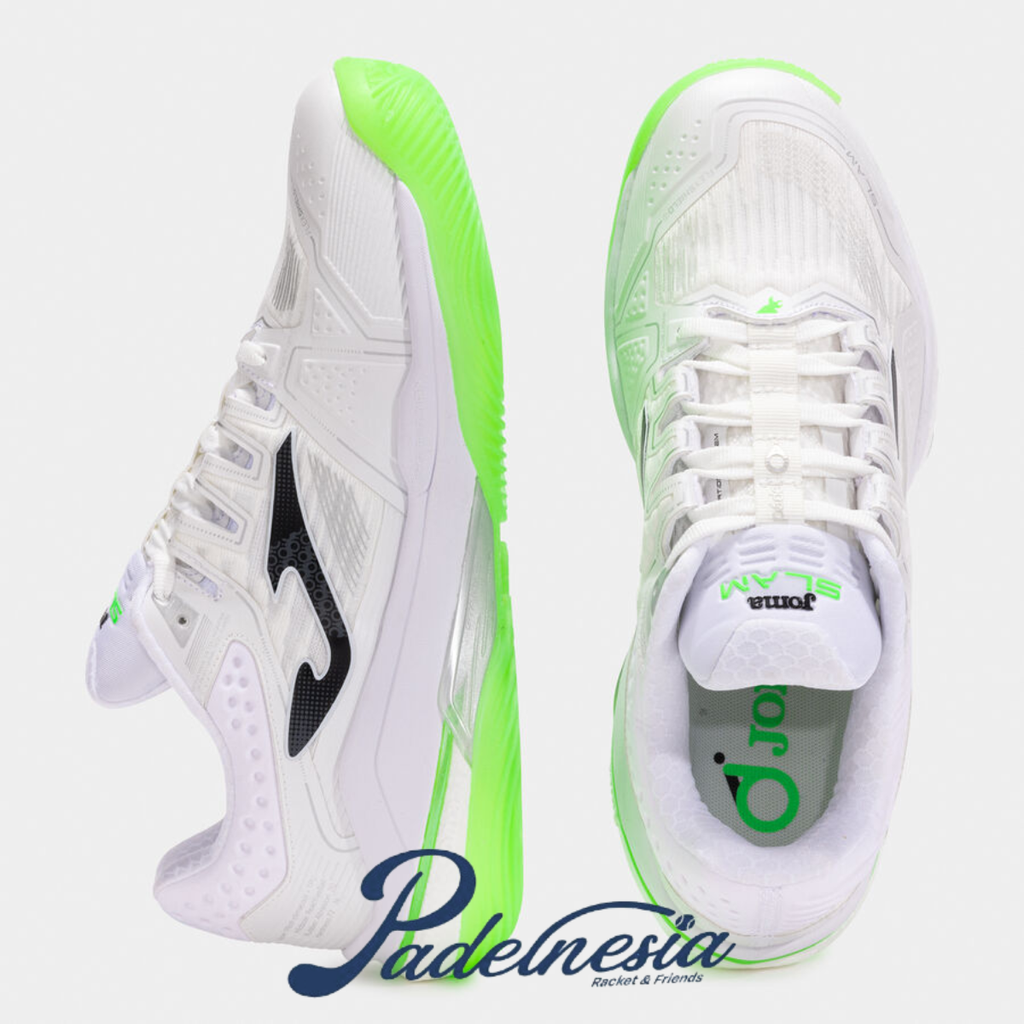 Joma Padel Shoes Slam Men White - Sepatu Padel