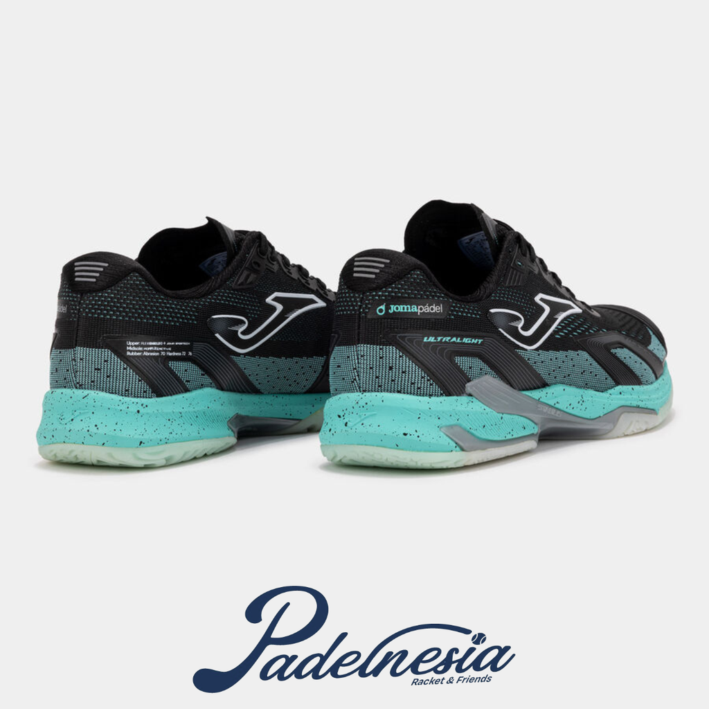 Joma Padel Shoes Ultra Light Men Black 25 - Sepatu Padel
