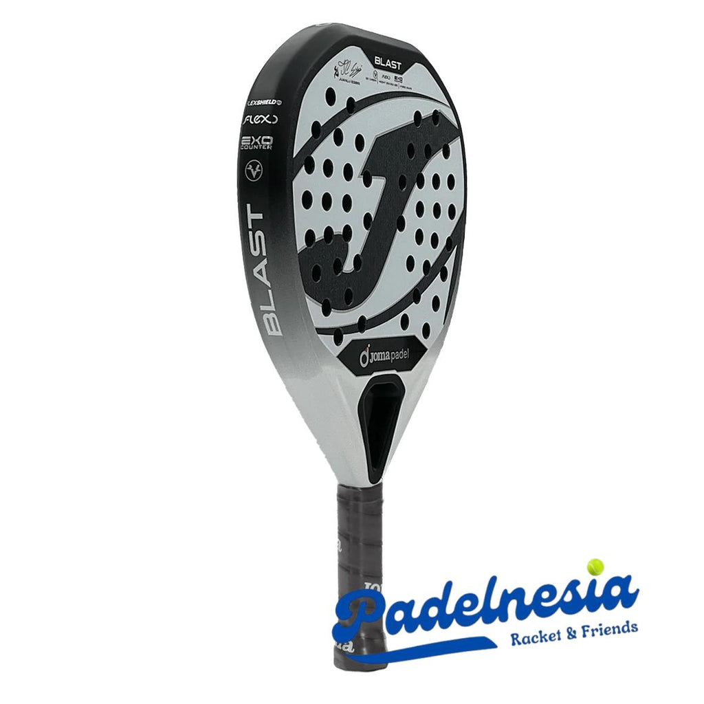 Joma ST Blast Juanlu Esbri 2025 Silver Black - Padel Racket