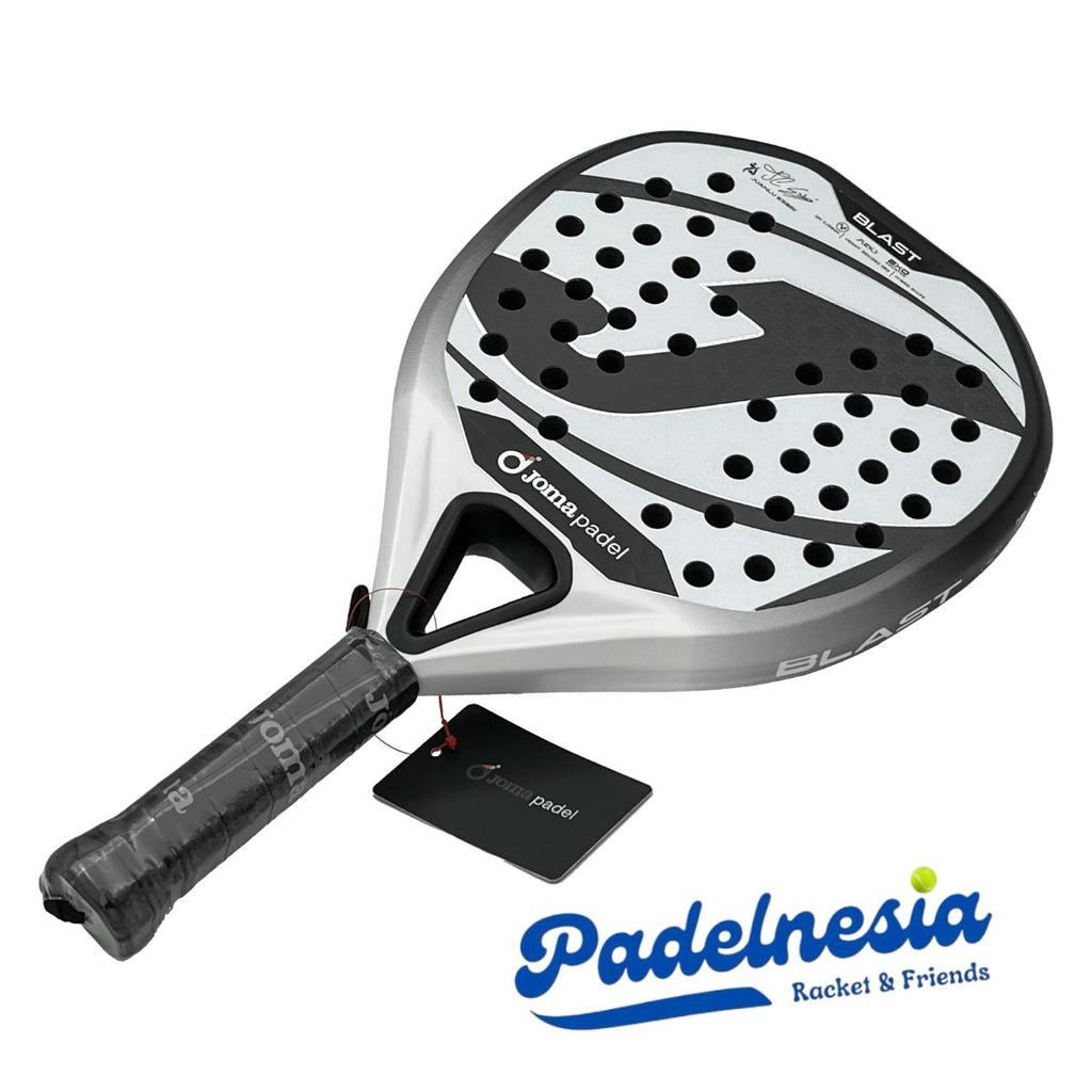 Joma ST Blast Juanlu Esbri 2025 Silver Black - Padel Racket
