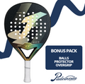 Joma Valkiria Pro HRD Black Light Grey 12K Carbon - Padel Racket