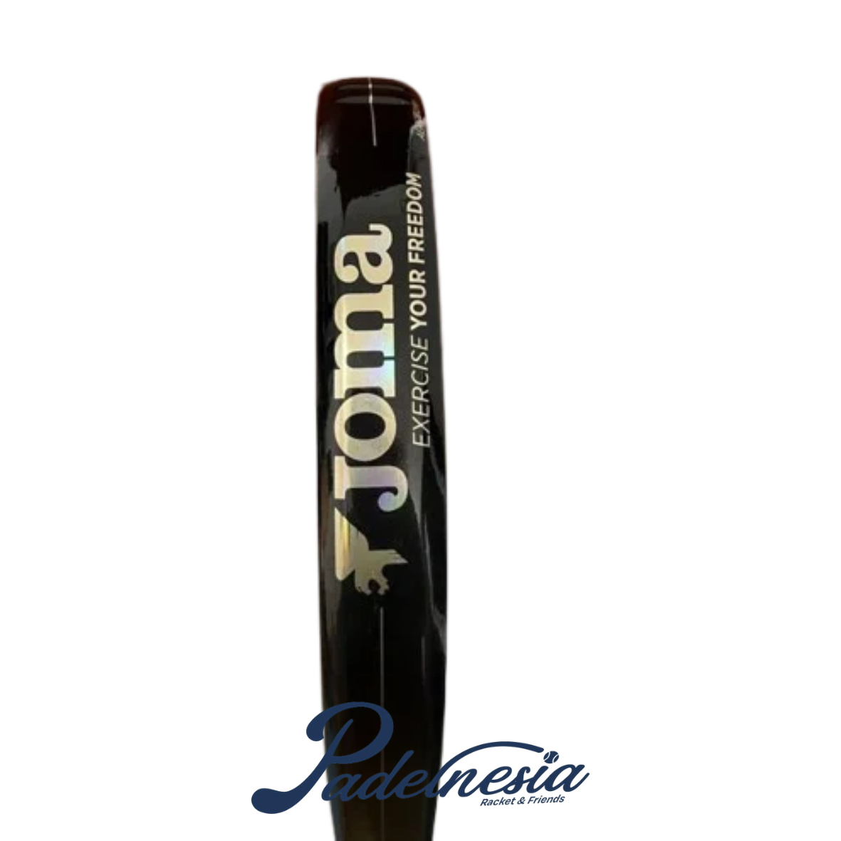 Joma Valkiria Pro HRD Black Light Grey 12K Carbon - Padel Racket
