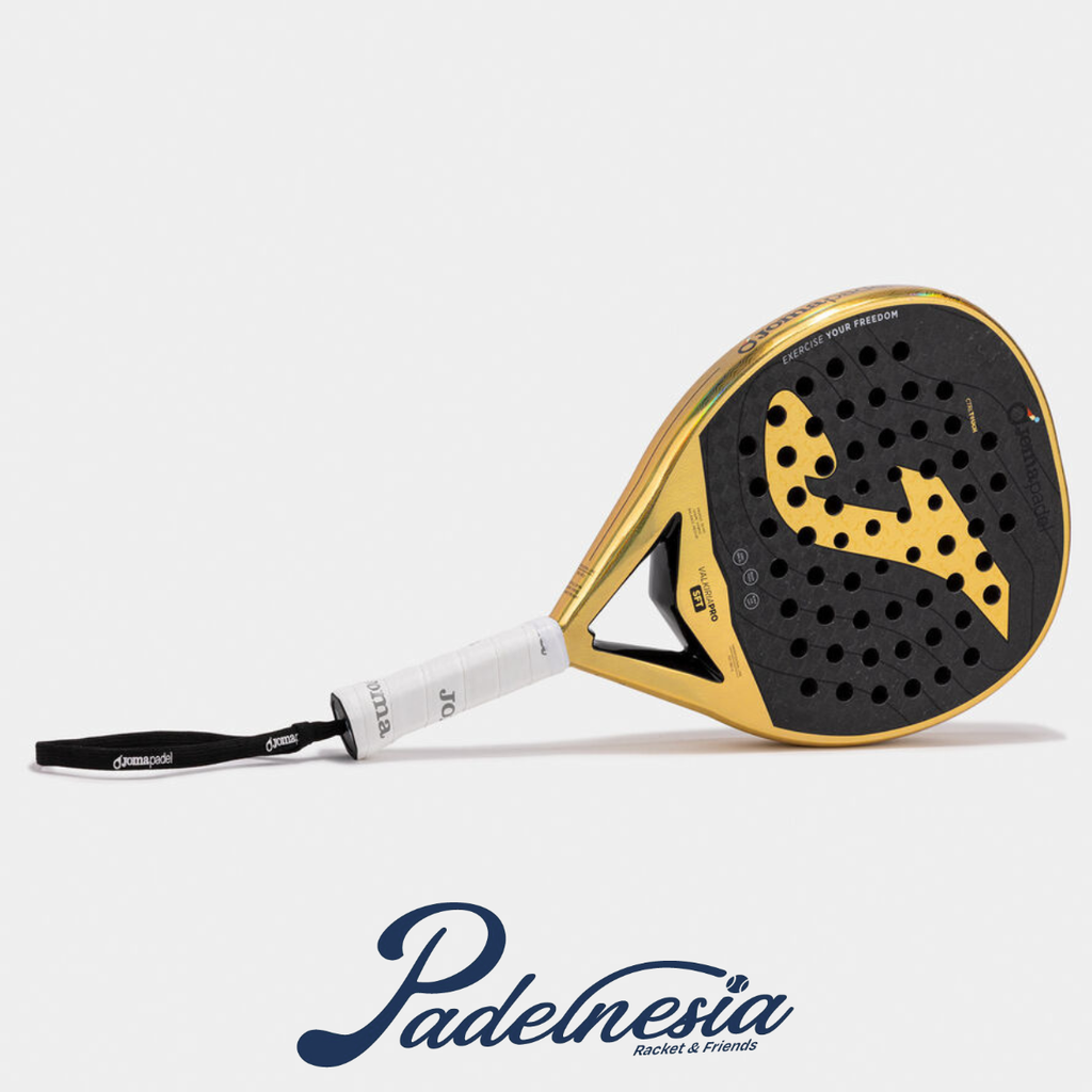 Joma Valkiria Pro Soft Black 2026 - Padel Racket