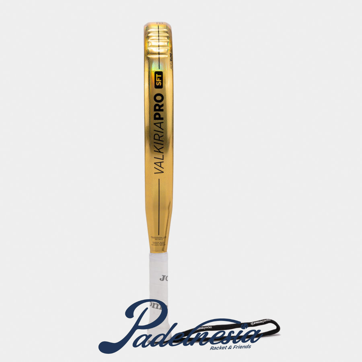 Joma Valkiria Pro Soft Black 2026 - Padel Racket