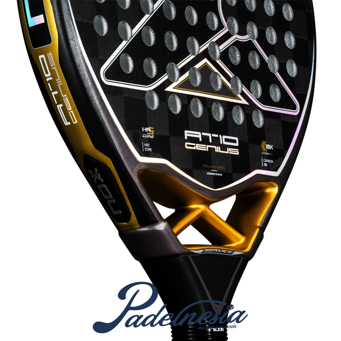 Nox At10 Genius 18K Black Gold PPS Exclusive Edition 2026 - Padel Racket