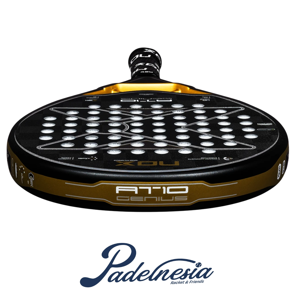 Nox At10 Genius 18K Black Gold PPS Exclusive Edition 2026 - Padel Racket