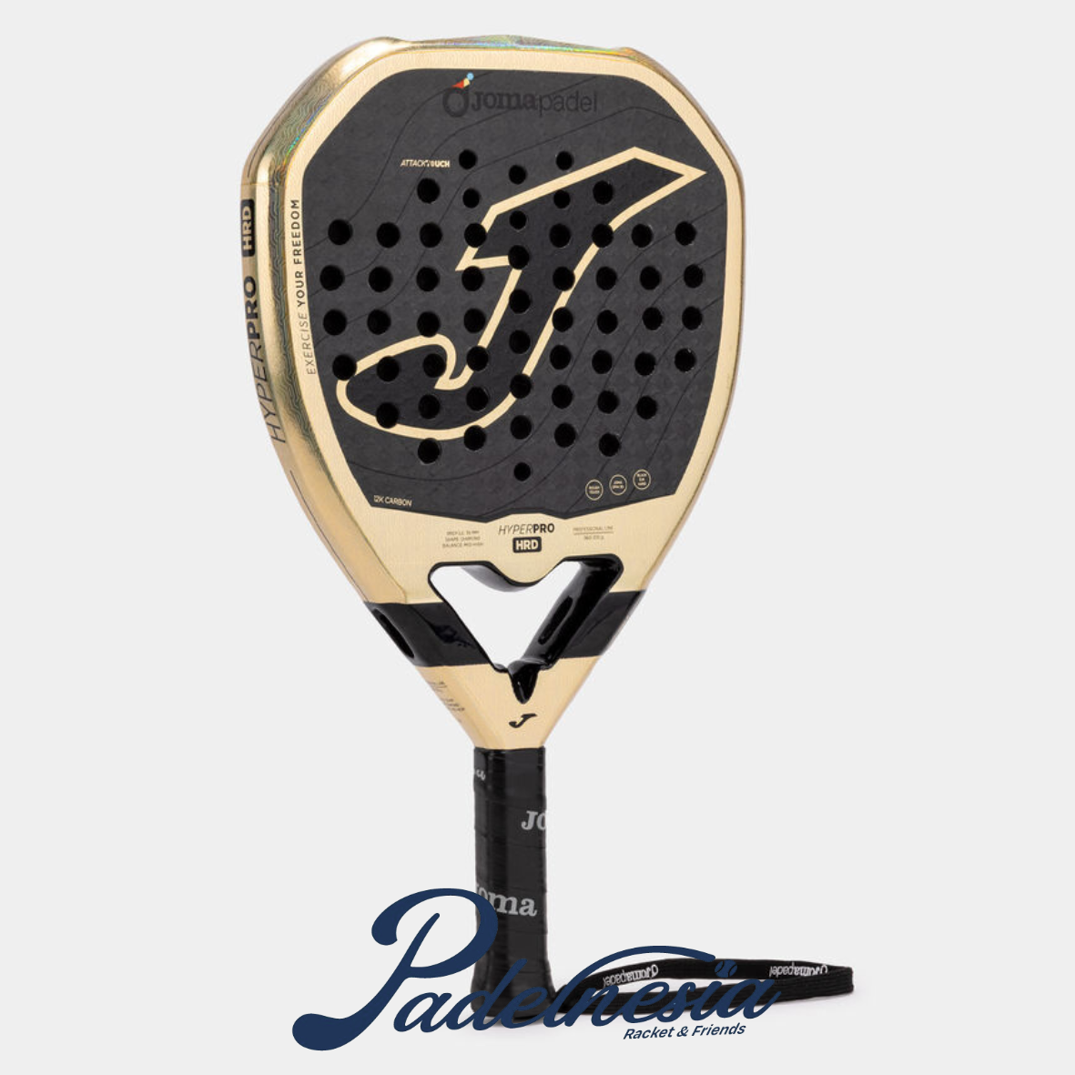 Joma Hyper Pro HRD Black Beige 2026 - Padel Racket