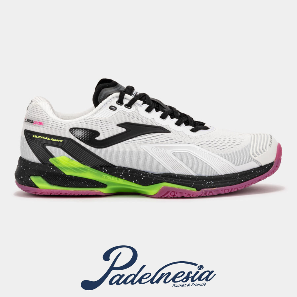 Joma Padel Shoes Ultra Light Men 25 White - Sepatu Padel