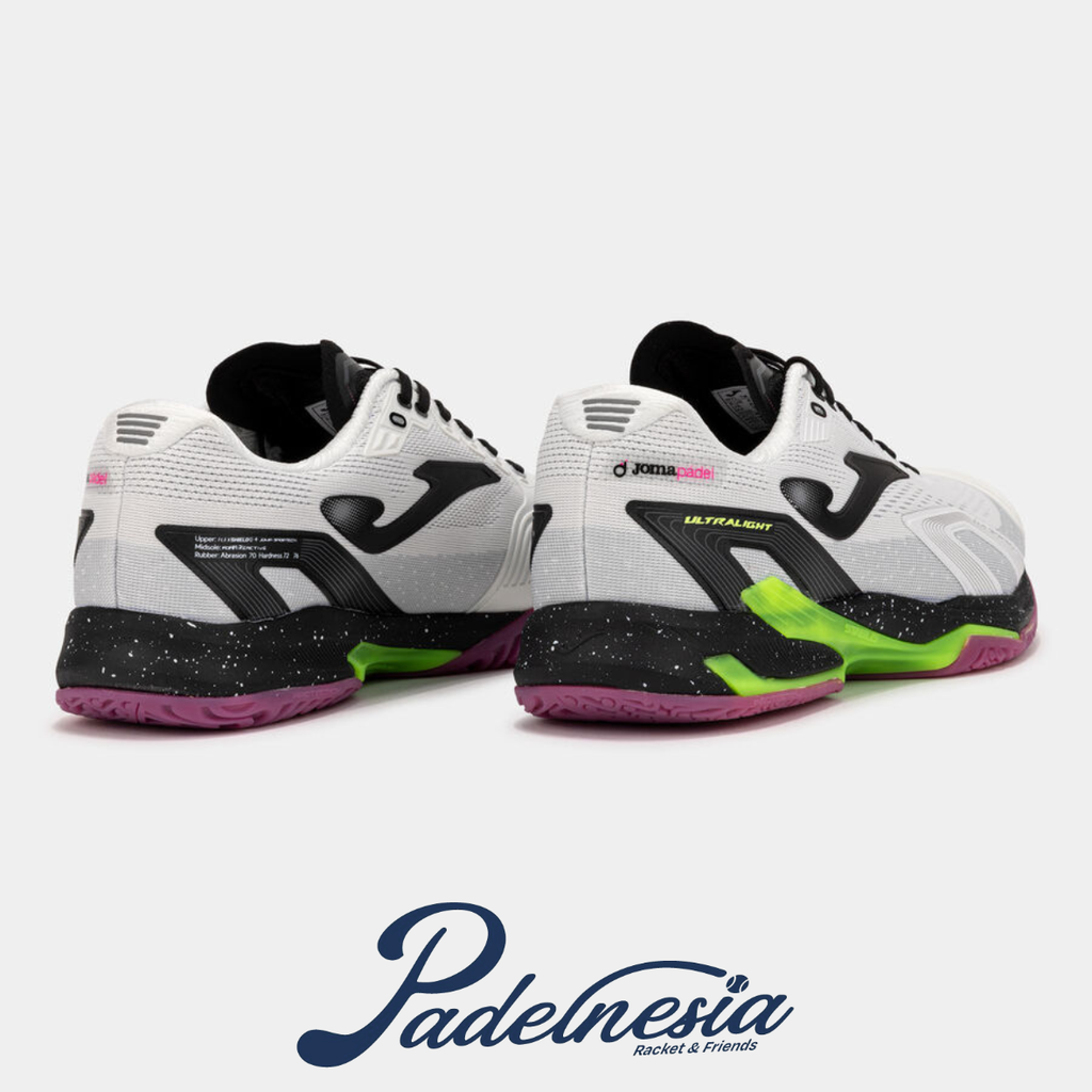Joma Padel Shoes Ultra Light Men 25 White - Sepatu Padel
