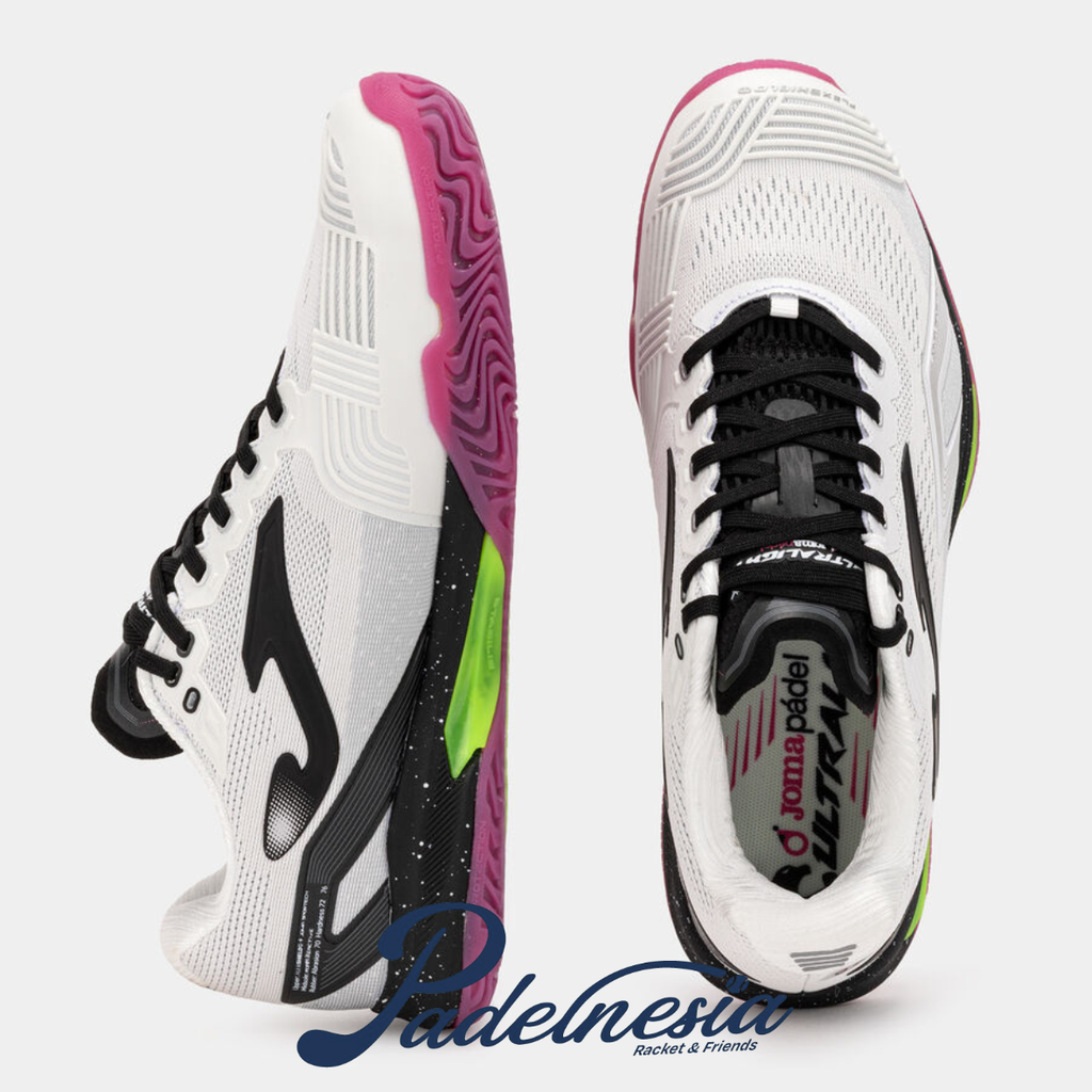 Joma Padel Shoes Ultra Light Men 25 White - Sepatu Padel