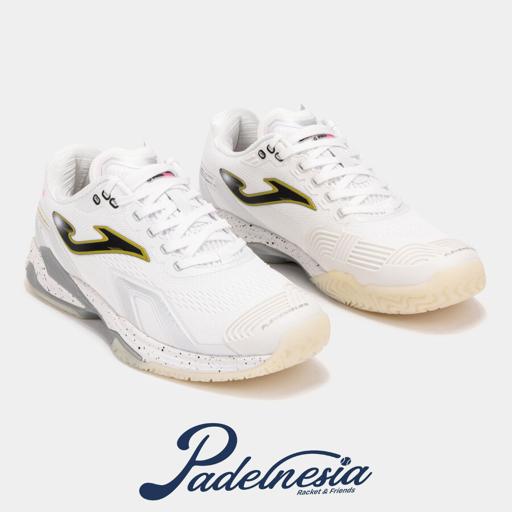 Joma Padel Shoes Ultra Light Lady White 25 - Sepatu Padel