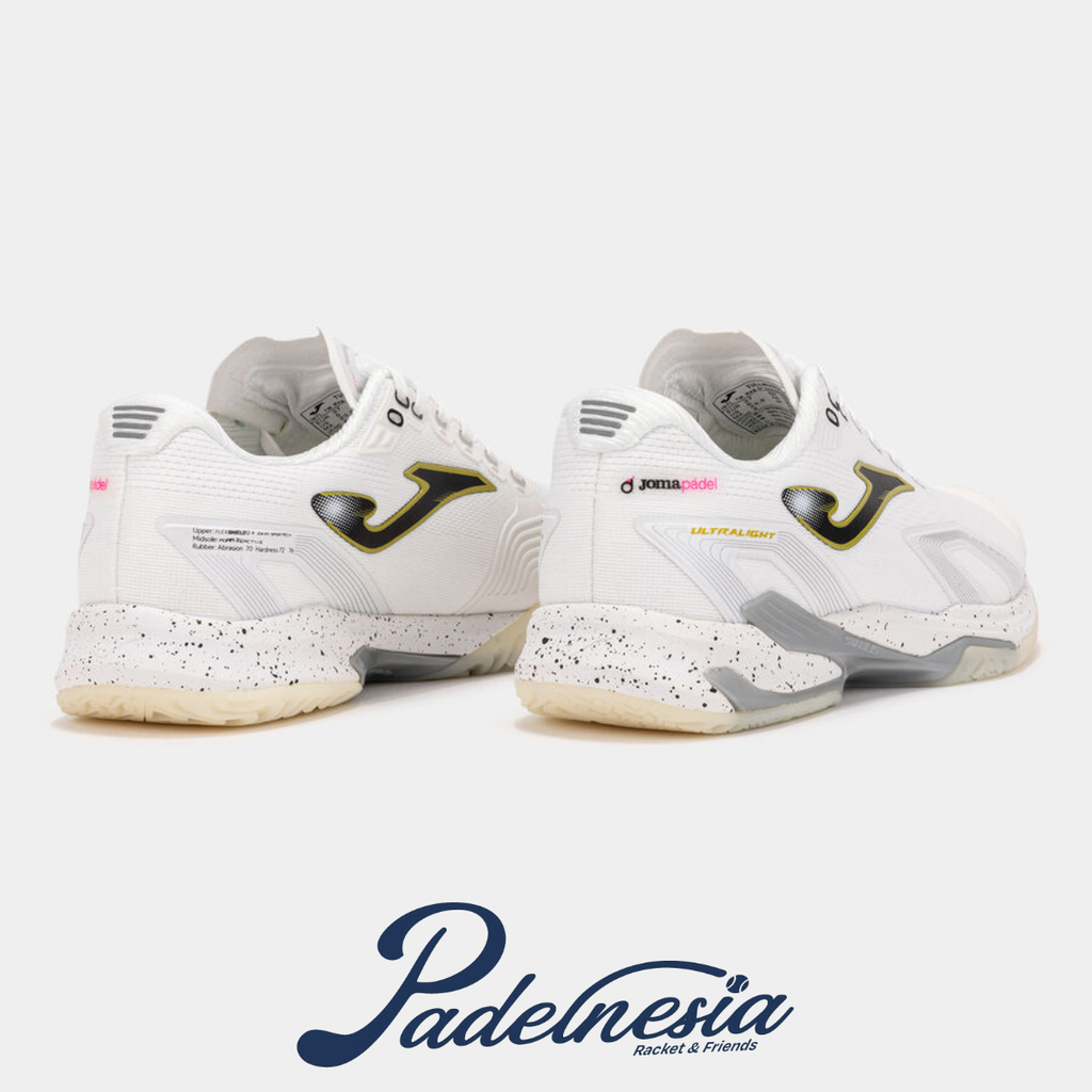 Joma Padel Shoes Ultra Light Lady White 25 - Sepatu Padel
